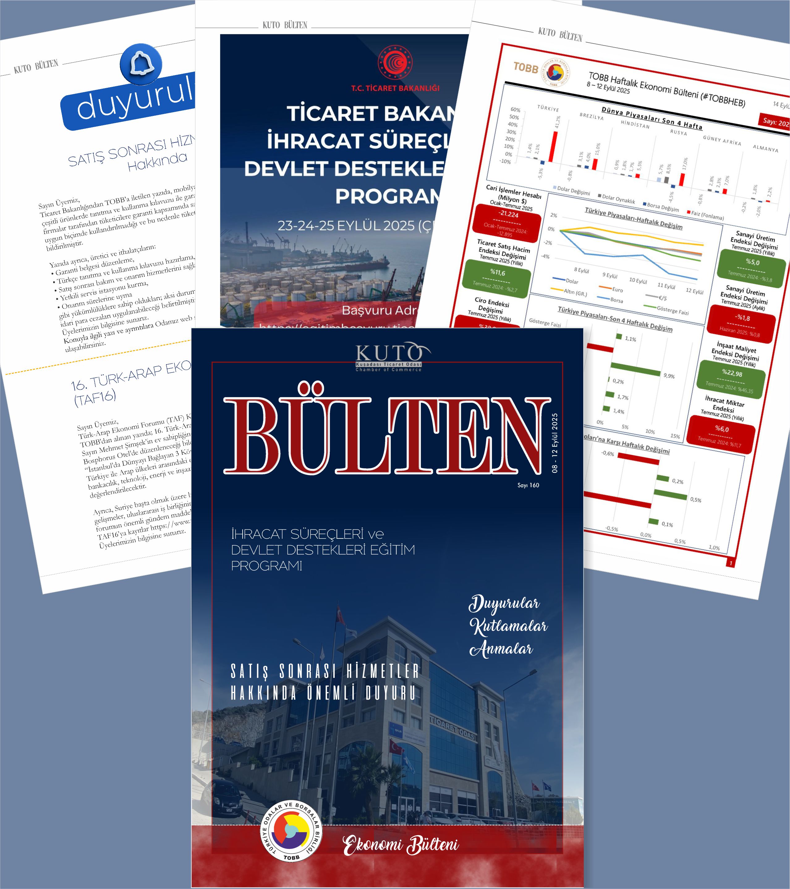 KUTO 08-12 EYLÜL 2025 BÜLTENİ
