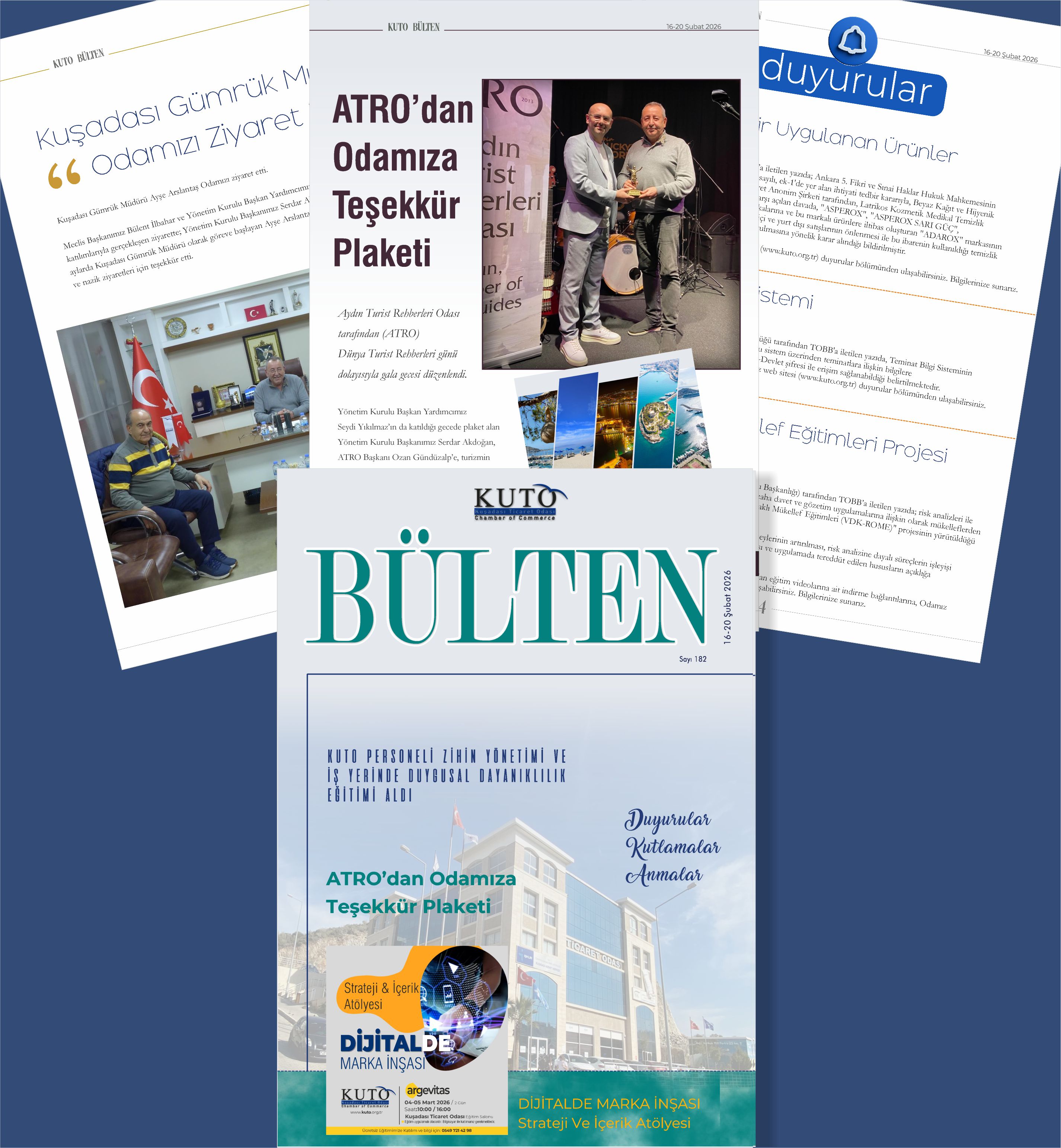 KUTO 16-20 ŞUBAT 2026 BÜLTENİ