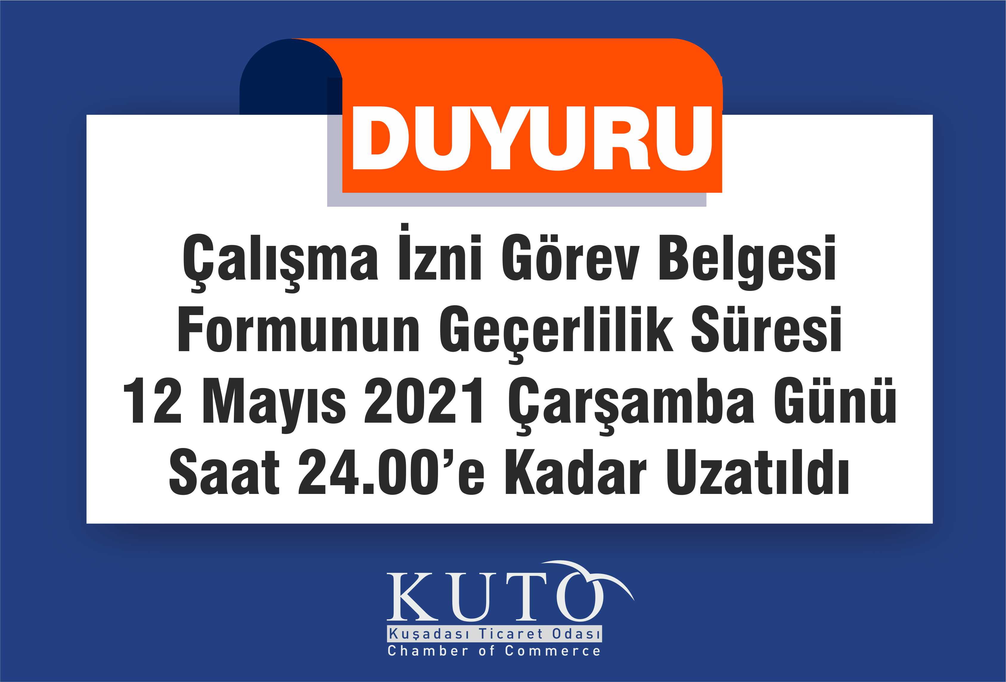 Kuto Calisma Izni Gorev Belgesi Formunun Ge